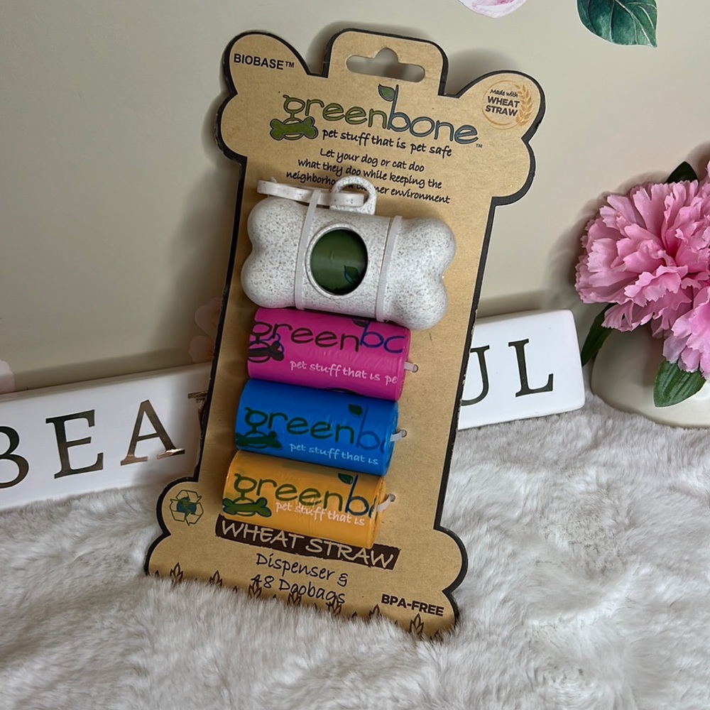 GreenBone Dispenser & 48 Poopbags